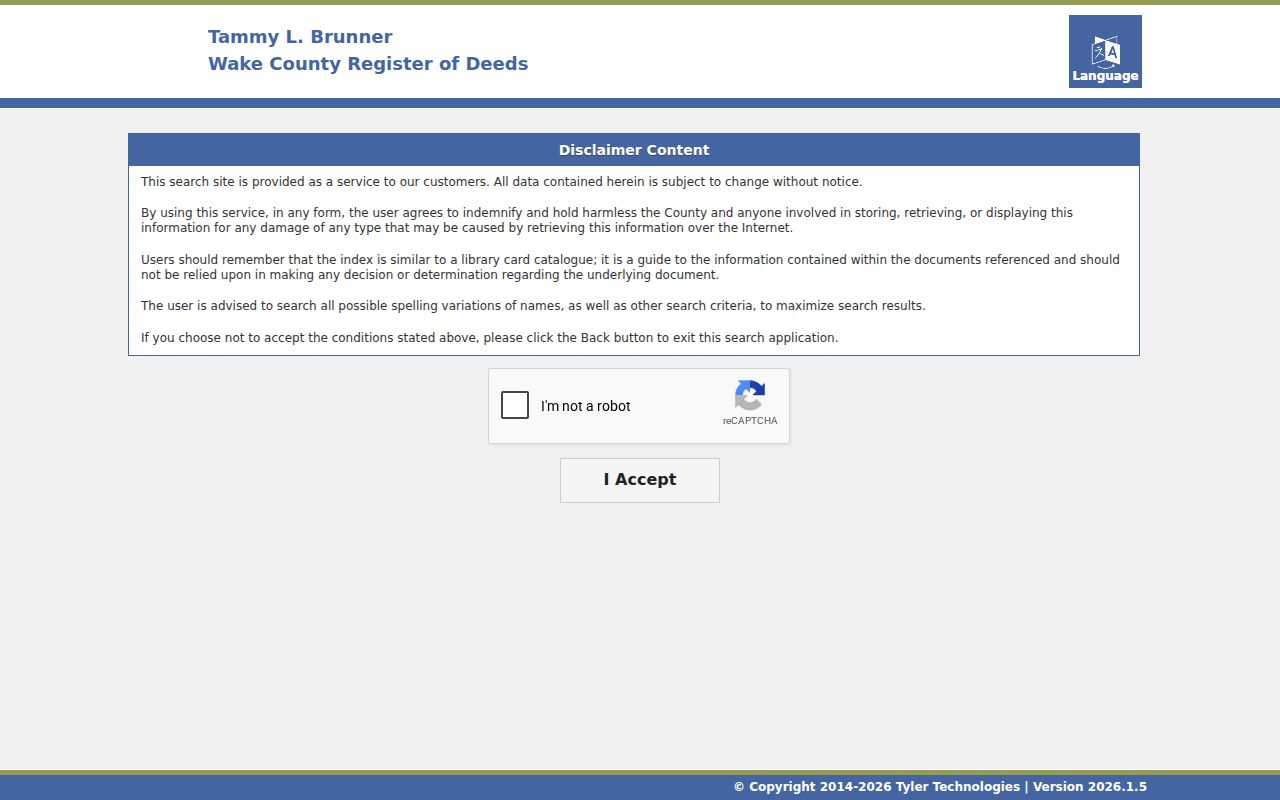 Fuquay-Varina public records Wake recorded document search gateway